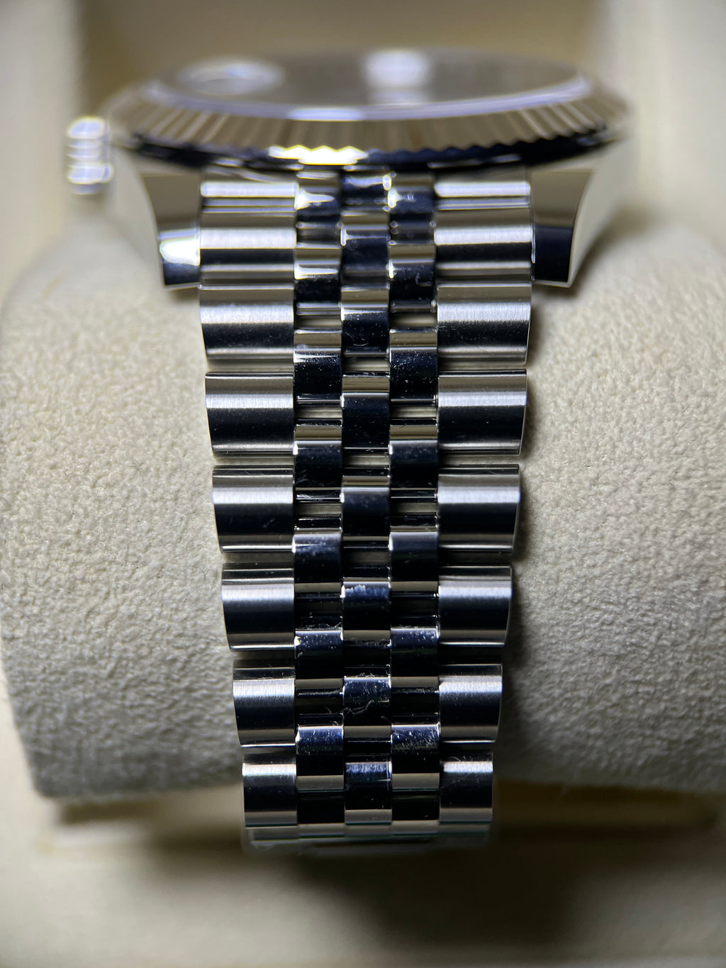 Rolex Datejust 41 Fluted Jubilee Azzuro Blue Dial (2021)