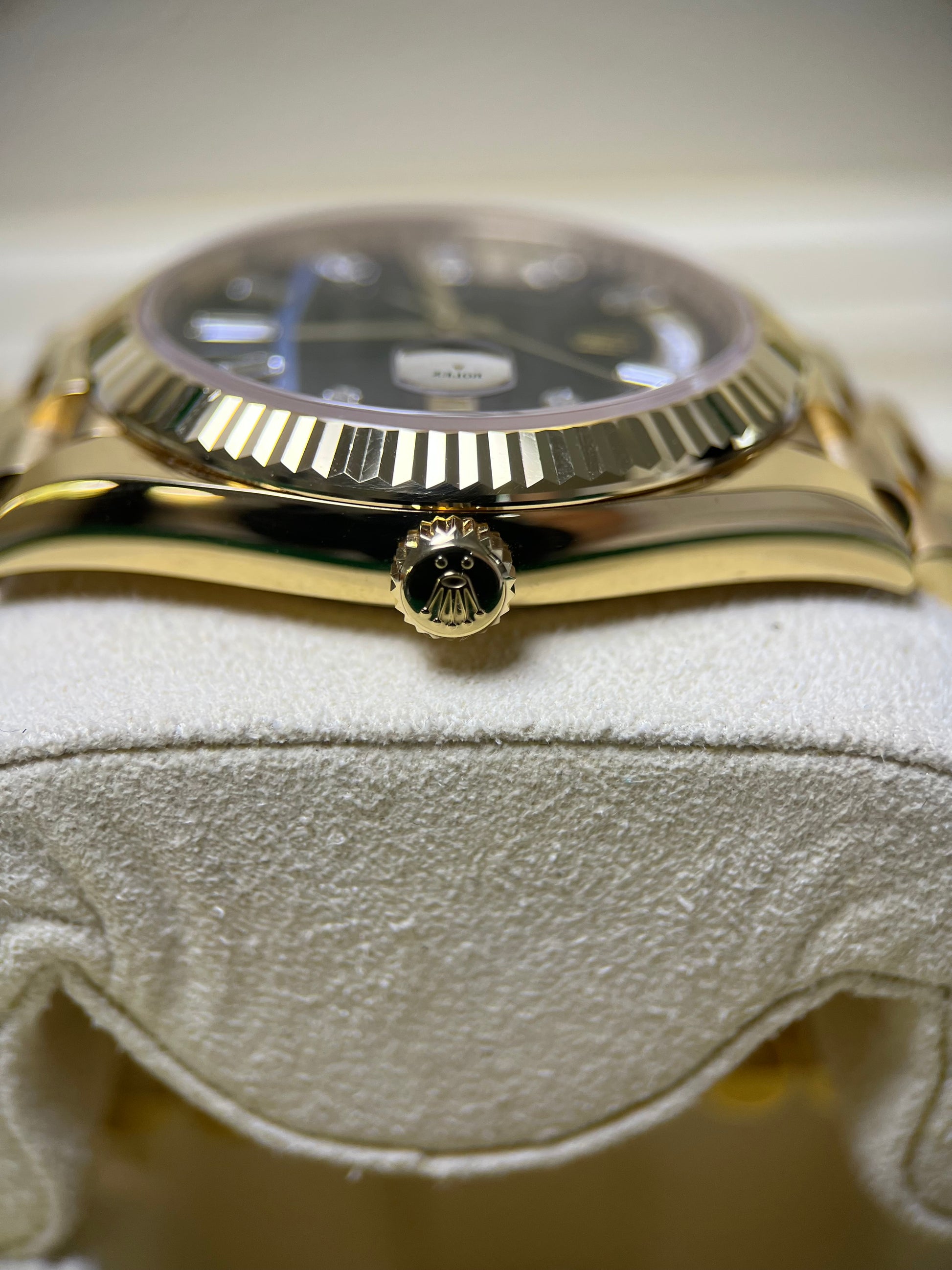 Rolex Day-Date 40 Onyx Diamond Baguette Dial 228238 (2023)