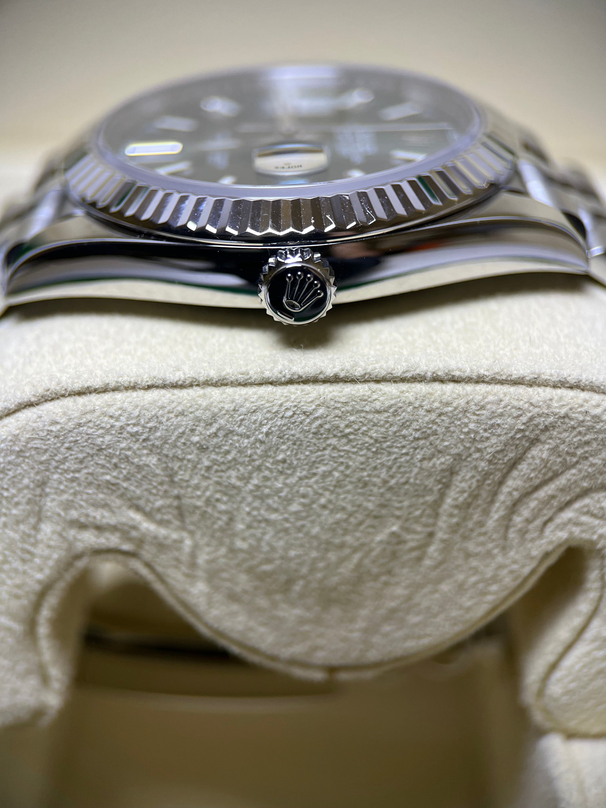 Rolex Datejust 41 Mint Green Dial Fluted Jubilee 126334 (2023)