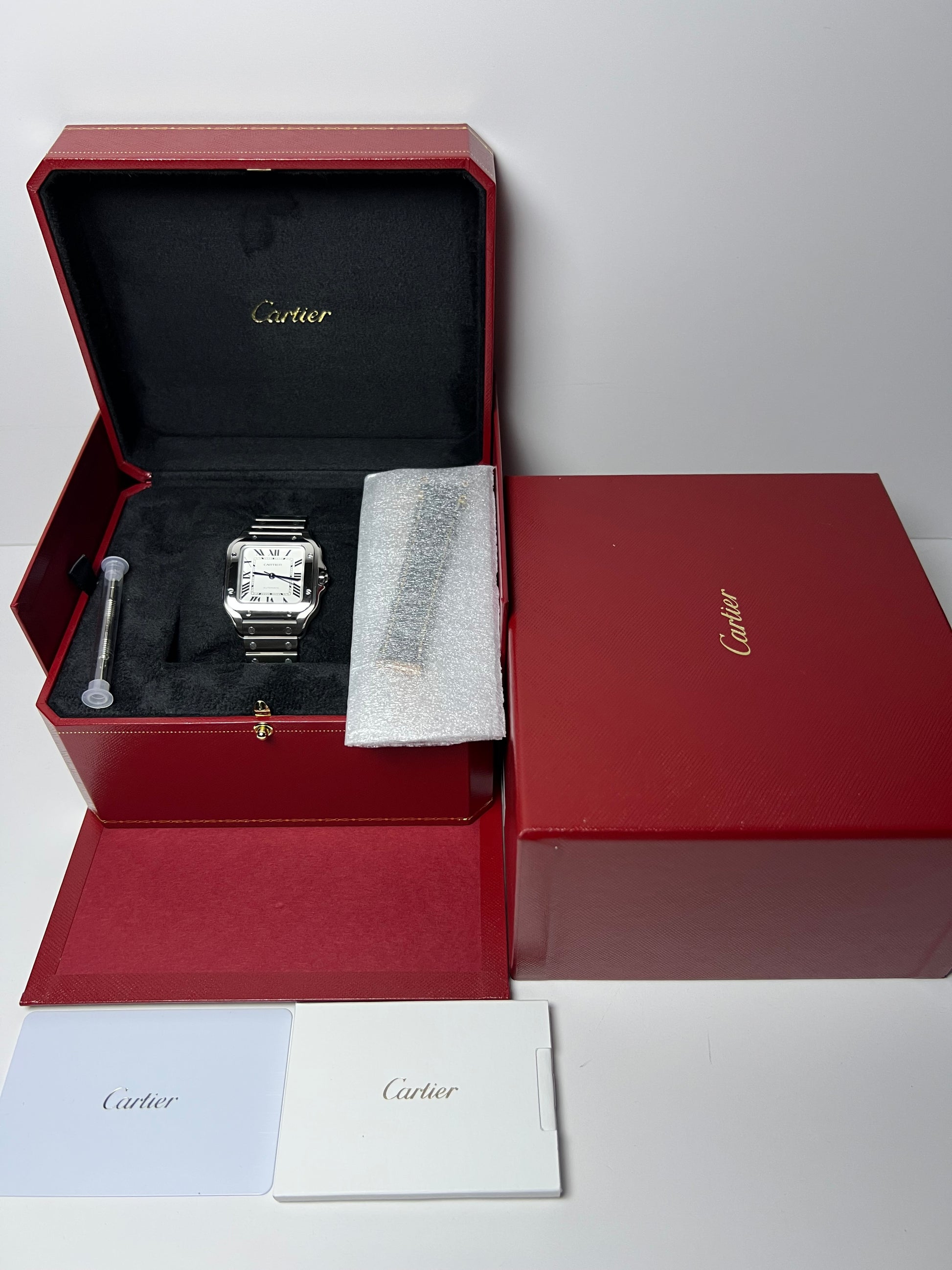 Cartier Santos Medium White Dial WSSA0029 (2026)