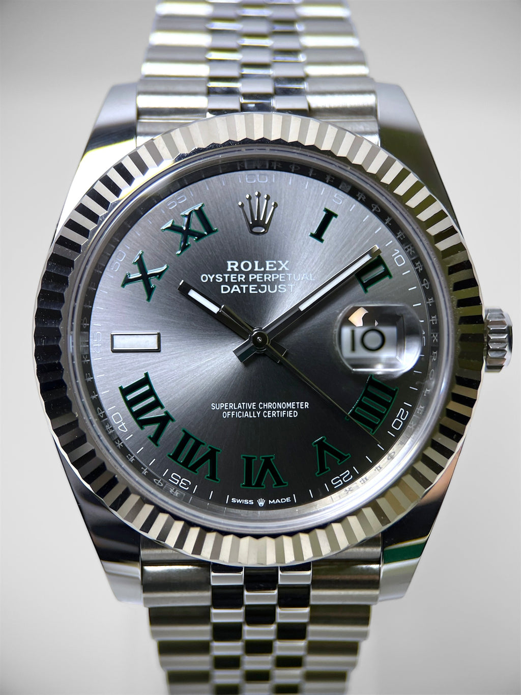 Rolex Datejust 41 Fluted Jubilee Wimbledon Dial 126334 (2024)