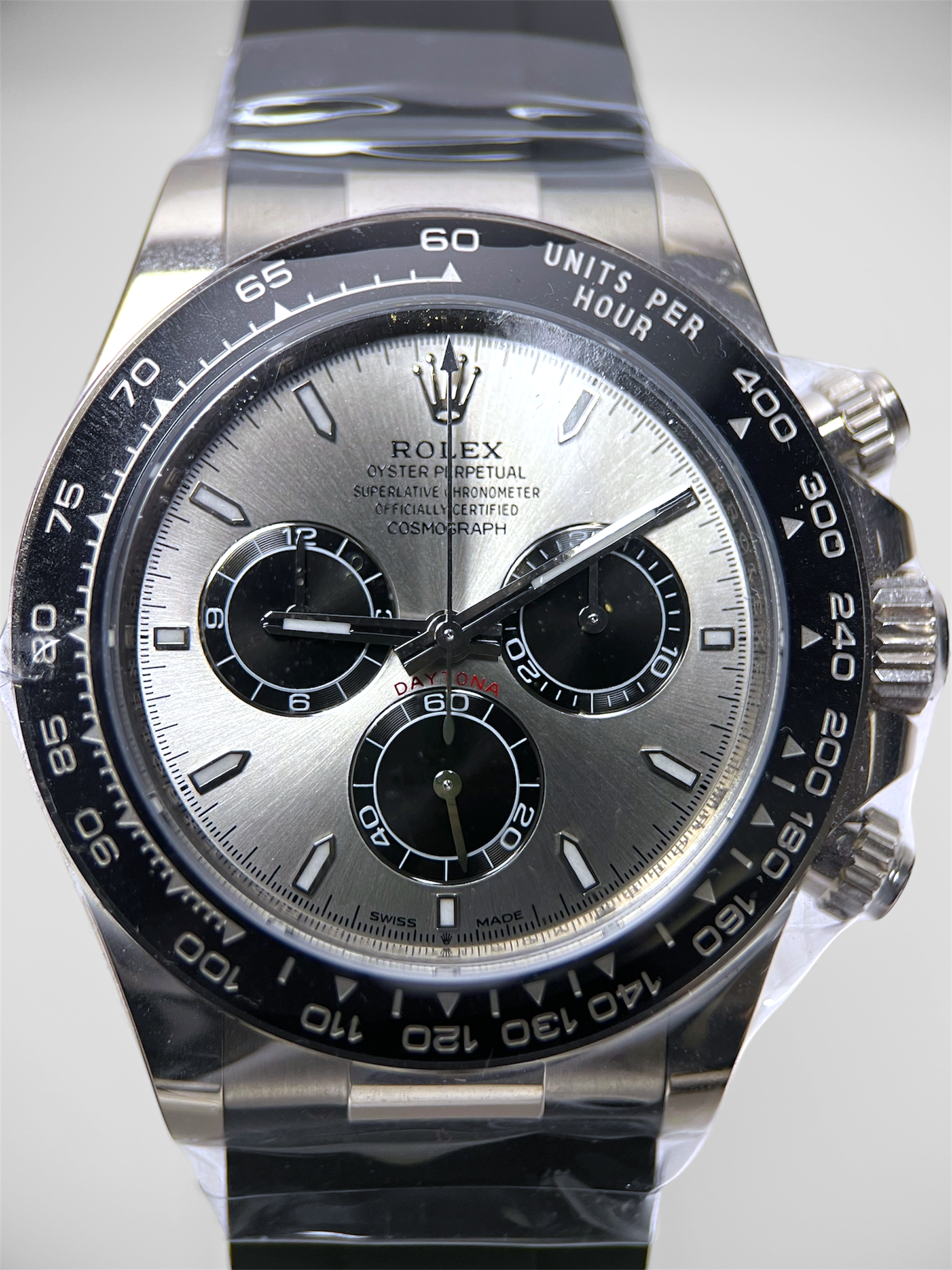 Rolex Ghost Cosmograph Daytona White Gold Oysterflex 126519LN (2025)